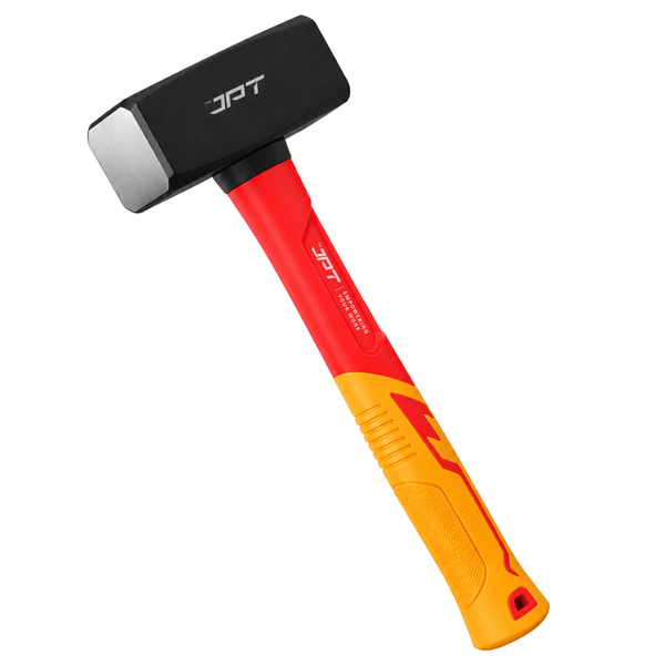 JPT 2000G Forged Steel Club Hammer – Heavy Duty Professional Lump Hammer with Anti-Slip Rubber & Shock-Absorbing Grip, Hammr for Demolition, Masonry & Fabrication Works