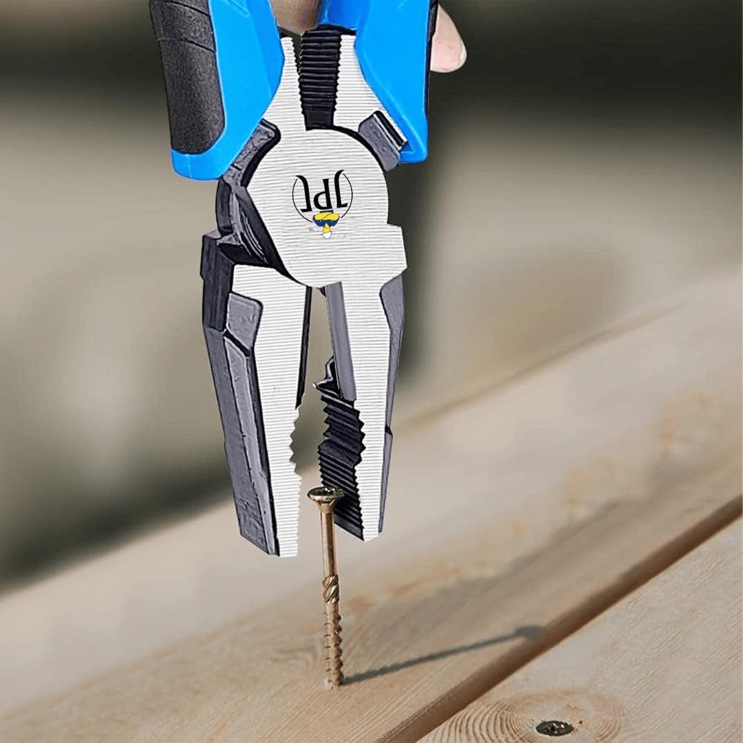 JPT 8-Inch Heavy Duty High-Leverage Cutting Plier for Twisting, Clamping Screws, and Cutting Soft Metals like Copper and Aluminum