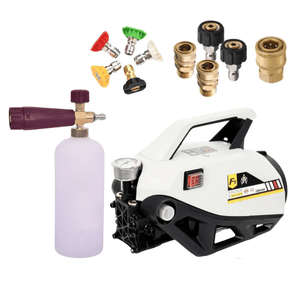 JPT F5 Super Combo — Complete Car Wash Kit with Foam Cannon, 5 Nozzles & Quick Connectors