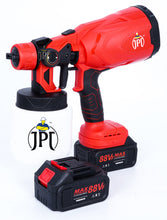 JPT PORTABLE CORDLESS SPRAY PAINT GUN WITH 21V DOUBLE BATTERY FOR WALL AND AUTO PAINT WORKS