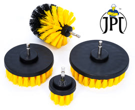 JPT 4 Pcs Multifunctional Cleaning/Scrubbing Brush Kit with 1/4