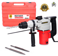 JPT 28 millimeters 1200 W HEAVY DUTY CORE ROTARY HAMMER DRILL WITH CHISELING FUNCTION DRILL BIT & CHISEL INCLUDED - (RENEWED)