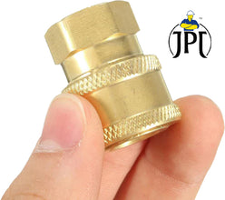जेपीटी प्रेशर वॉशर कपलर, क्विक कनेक्ट फिटिंग 1/4 इंच क्विक कपलर महिला सॉकेट (2 का पैक)