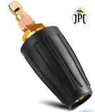 JPT Combo Pressure Washer Spray Wand/Extension Straight Rod, 20" with Turbo Rotating Brass Nozzle with I/4 Male Connector