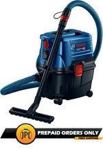 Bosch GAS 15 PS Professional Heavy Duty Wet & Dry Extractor/Vacuum Cleaner (15L,1100W)