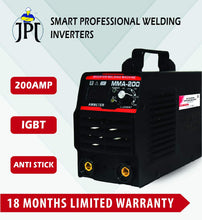 JPT 200AMP MMA IGBT डिजिटल इन्वर्टर हेवी ड्यूटी वेल्डिंग मशीन 