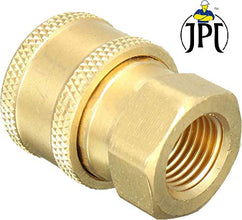 JPT Pressure Washer Coupler, Quick Connect Fittings 1/4 Inch Quick Coupler Female Socket(Pack of 3))