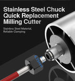 JPT BNKTOP MP-700 700W 3000 RPM Heavy Duty Professional Wood Trimmer/Router (6-6.35 mm) machine