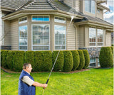 JPT Combo Pressure Washer Spray Wand/Extension Straight Rod, 20" with Turbo Rotating Brass Nozzle with I/4 Male Connector