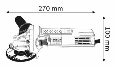 BOSCH GWS 750-100 PROFESSIONAL HEAVY DUTY SMALL ANGLE GRINDER (4 INCH 750W))